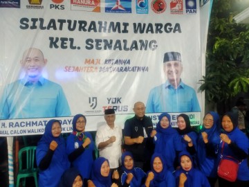 Dukungan Terus Mengalir, Warga Senalang Yakin YOK-Rustam JUARA