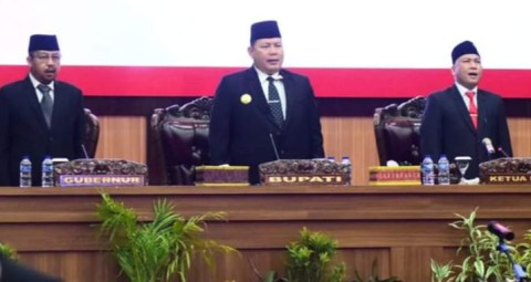 Pjs Bupati Mura Hadiri Pelantikan Anggota DPRD Musi Rawas 2024-2029