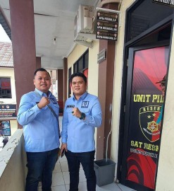 Tim Hukum H Rachmat Hidayat dan H Rustam Effendi Laporkan Dugaan Pengrusakan Baliho ke Polres Lubuklinggau
