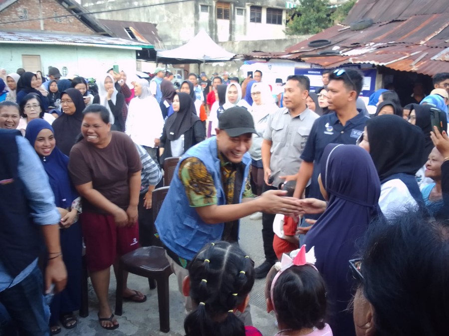 Blusukan di Wira Karya dan Jawa Kiri , Yoppy Karim Disambut Ucapan Selamat Datang Walikota Lubuk Linggau