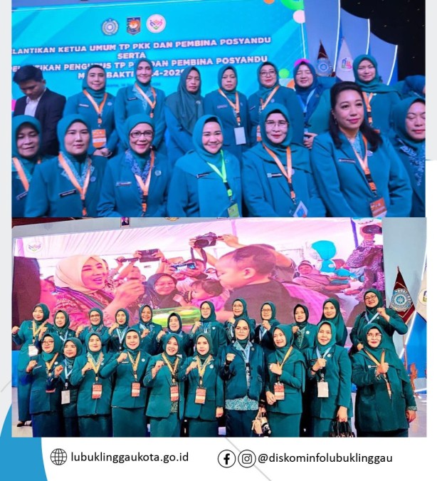 Pj Ketua TP PKK Lubuk Linggau Hadiri Pelantikan Ketua Umum TP PKK
