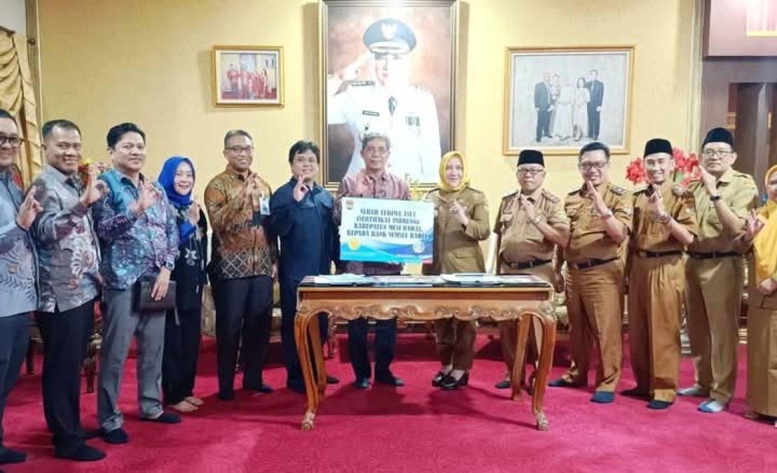 Pemkab Musi Rawas Serahkan Aset Tanah ke Bank Sumselbabel, Dorong Pertumbuhan Ekonomi