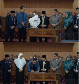 Rapat Paripurna DPRD, Pengumuman Wako-Wawako Lubuk Linggau Terpilih Periode 2025-2030