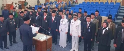 Wako Linggau Lantik Pejabat Pimpinan Tinggi Pratama Dan Administrator, Berikut Namanya!