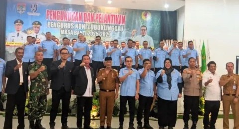Pengurus KONI Linggau Periode 2025-2030 Dilantik, Wawako : KONI Linggau Mampu Bersaing Ditingkat Provinsi Dan Nasional