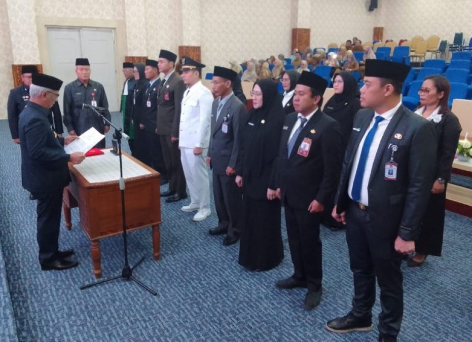 Wawako Linggau Lantik 12 Pejabat, Berikut Namanya!