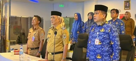 Virtual, Wawako Linggau Ikuti Peluncuran Koperasi Desa Merah Putih