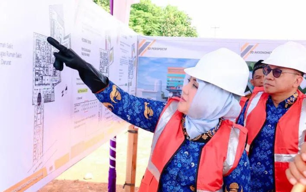 Bupati Lakukan Peletakan Batu Pertama Pembangunan RS Sudirjo di Musi Rawas