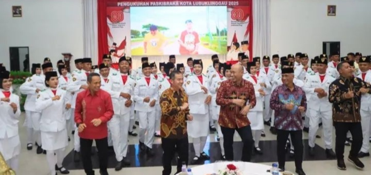 Usai Upacara Kemerdekaan RI, ‎Wako-Wawako Ramah Tamah Bersama Paskibraka Lubuk Linggau