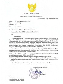 Bupati Mura Tegur SPPG AKB, Kadisdik: Sekolah Harus Lebih Ketat Awasi Distribusi MBG