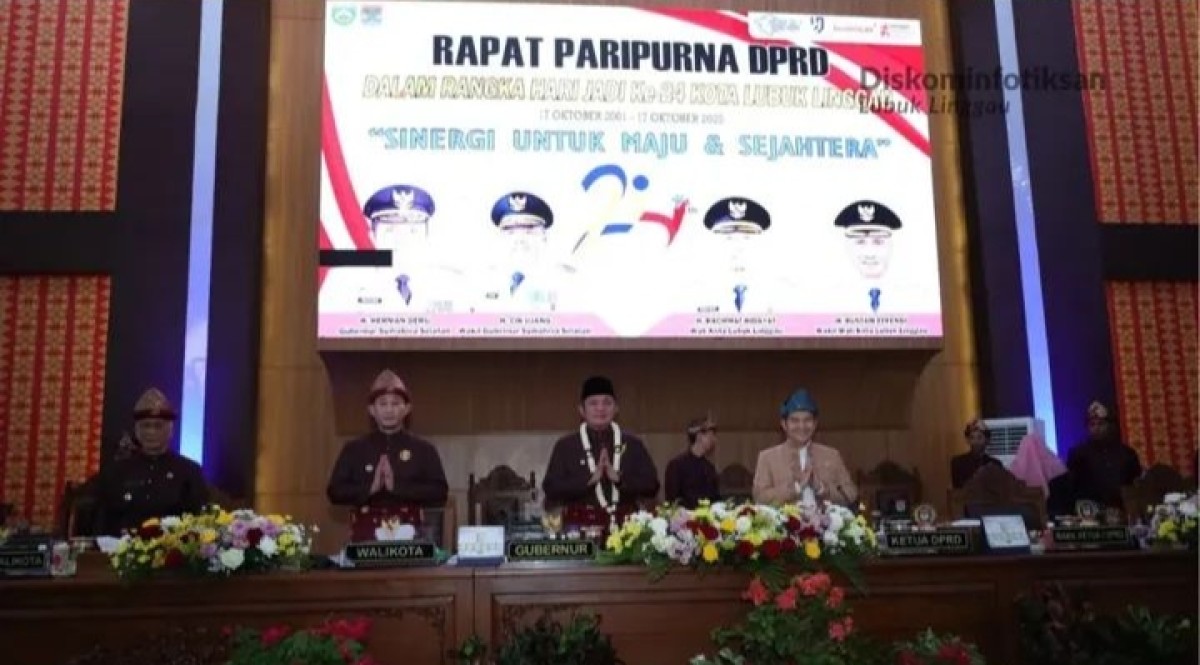 Paripurna DPRD HUT Ke-24 Linggau, Berinovasi Dan Perkuat kolaborasi Demi Kemajuan Linggau