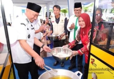 Tempati Kantor Baru, BAZNAS Lubuklinggau Launching Zakat Chicken