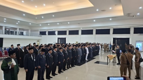 Wali Kota Lantik 163 Pejabat di Lingkungan Pemkot Lubuklinggau