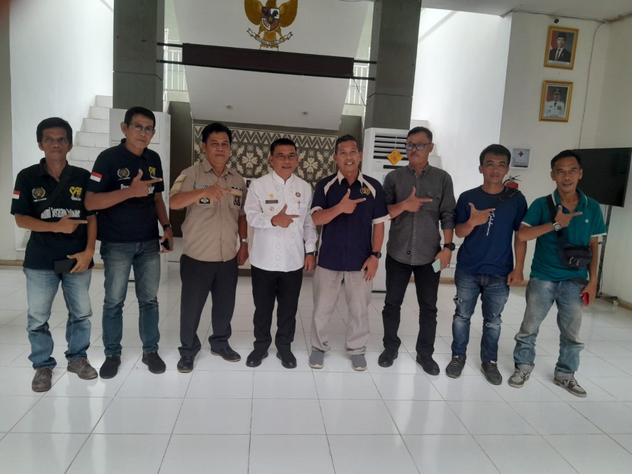 Audiensi PWI Muratara, Devi : Pemkab Muratara Siap Bersinergi Dengan Insan Pers