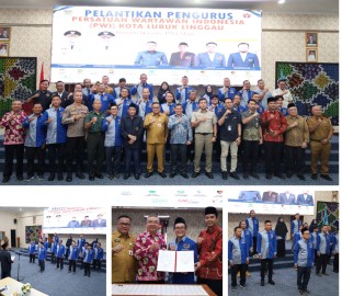 Pelantikan PWI Linggau, Meningkatkan Kualitas SDM PWI Linggau MOU Dengan STAI Bumi Silampari Dan UNPARI
