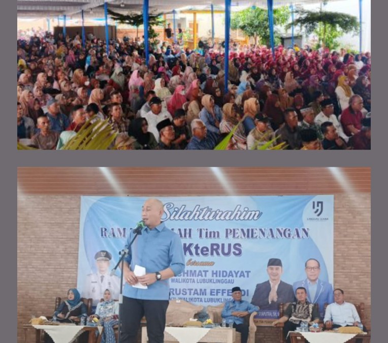 Ribuan Warga Linggau Hadiri Silaturahmi Tim YOKteRUS Di Kediaman Wali Kota Yoppy Karim