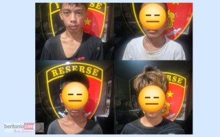 Empat Pelaku Pengeroyokan Terhadap Anak SMA di Danau Cewot Lubuklinggau Ditangkap