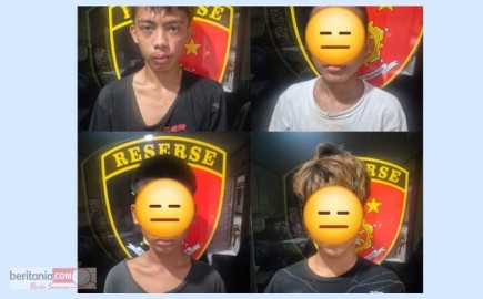 Empat Pelaku Pengeroyokan Terhadap Anak SMA di Danau Cewot Lubuklinggau Ditangkap
