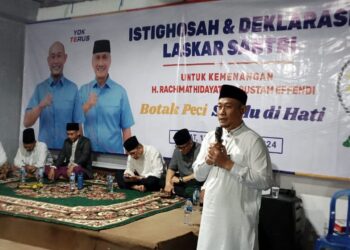 Laskar Santri Istighosah Untuk Menangkan Yoppi-Rustam