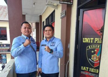 Tim Hukum H Rachmat Hidayat dan H Rustam Effendi Laporkan Dugaan Pengrusakan Baliho ke Polres Lubuklinggau