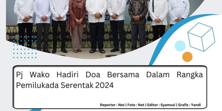 Pj Wako Hadiri Doa Bersama Pemilukada Serentak 2024 di Palembang