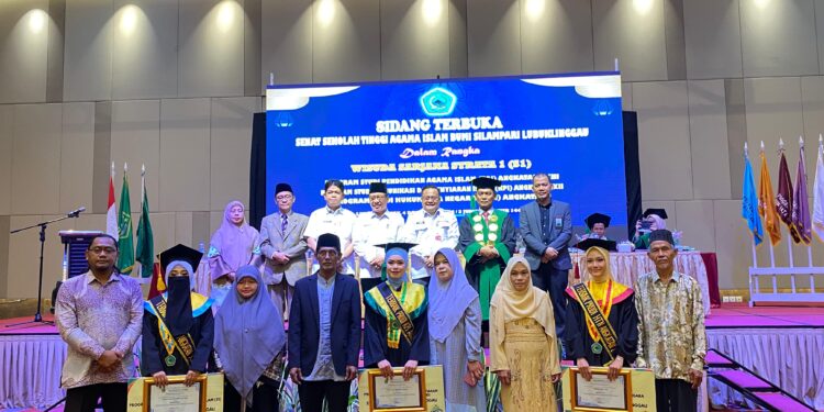 STAI Bumi Silampari Wisuda 59 Sarjana, Cetak Generasi Berprestasi