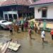 Sungai Lakitan Meluap, BPBD Dan Camat Megang Sakti Turun Kelokasi Banjir