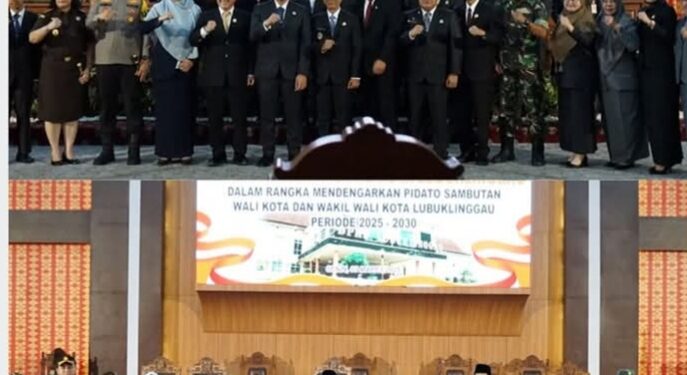 Wali Kota Lubuk Linggau Sampaikan Visi-Misi Di Rapat Paripurna DPRD 
