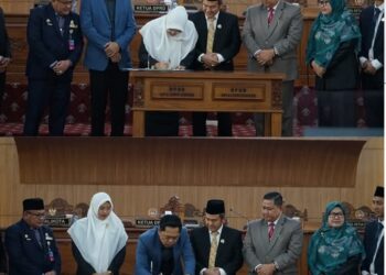 Rapat Paripurna DPRD, Pengumuman Wako-Wawako Lubuk Linggau Terpilih Periode 2025-2030