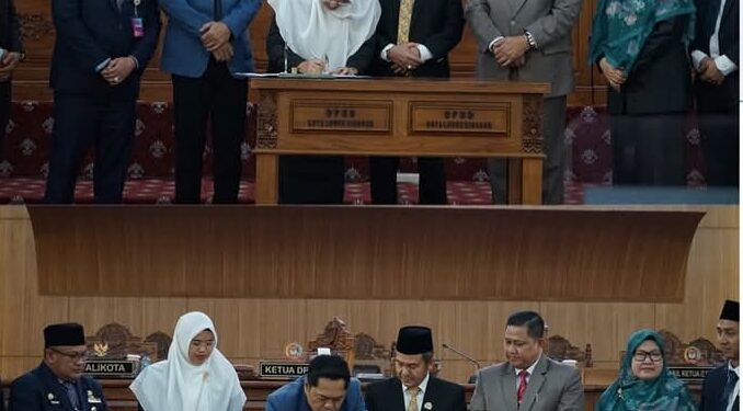 Rapat Paripurna DPRD, Pengumuman Wako-Wawako Lubuk Linggau Terpilih Periode 2025-2030