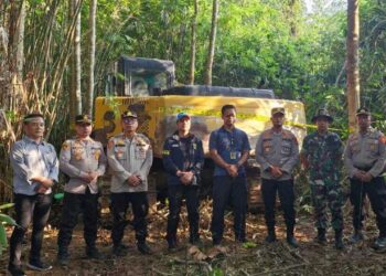 Polisi Sita Ekskavator Tambang Emas Ilegal Di Muratara