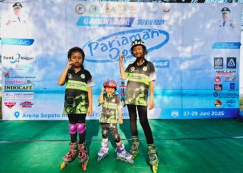 Empat Atlet Sepatu Roda Lubuklinggau Tampil Di Kejurnas Piala Wali Kota Pariaman 2025