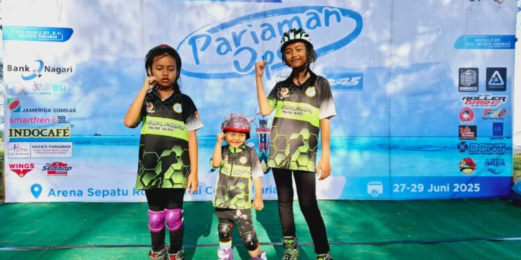 Empat Atlet Sepatu Roda Lubuklinggau Tampil Di Kejurnas Piala Wali Kota Pariaman 2025