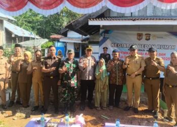 Kolaborasi Pemkab Dan Polres Musi Rawas, Bedah Rumah Agus Di Desa Sukamaju