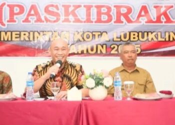 Pemusatan Diklat Wako Berikan Materi Dan Sharing kepada Paskibraka Kota Lubuk Linggau