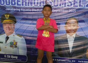 Prestasi Gemilang, Fadhil Logi Pranaja Koleksi 3 Emas dan 1 Perak di Kejuaraan Renang Nasional