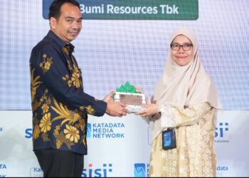 Buktikan Transformasi Hijau di Sektor Pertambangan, PTBA Sabet Katadata ESG Index Awards 2025
