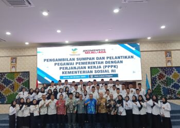 PPPK Kemensos RI di Lubuk Linggau Resmi Dilantik Mensos Gus Ipul