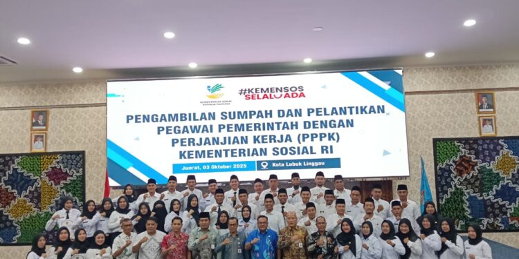 PPPK Kemensos RI di Lubuk Linggau Resmi Dilantik Mensos Gus Ipul