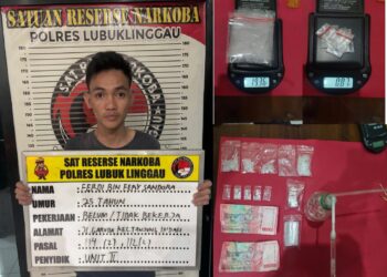Penjual Sabu Ditangkap, Satrenarkoba Linggau Temukan 20.23 Gram Sabu Di Rumah
