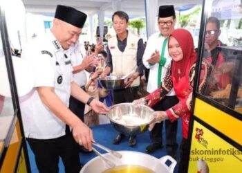 Tempati Kantor Baru, BAZNAS Lubuklinggau Launching Zakat Chicken